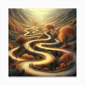 Winding Road Canvas Print