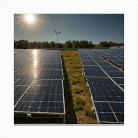 Solar Power Plant 1 Canvas Print