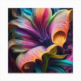 Colorful Lily Canvas Print