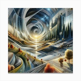 'Spacescape' 1 Canvas Print