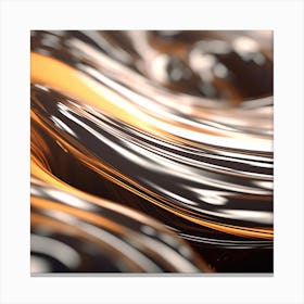 Abstract Liquid Texture Canvas Print