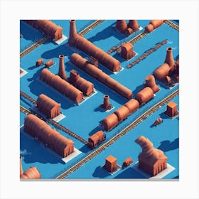 Industrial City 1 Canvas Print