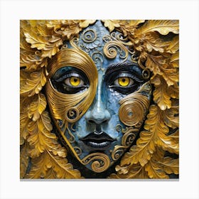 Mask Of The Sun 1 Canvas Print