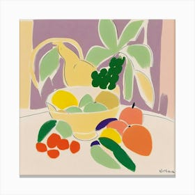 Fruit In A Bowl Canvas Print