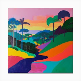 Abstract Park Collection Ibirapuera Park Sao Paulo 3 Canvas Print