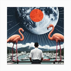 Flamingos 22 Canvas Print