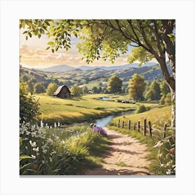 Country Road 2 Canvas Print