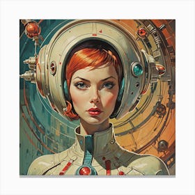 Sci-Fi Girl Canvas Print