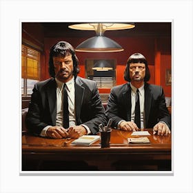 Pulp Fiction art print Canvas Print