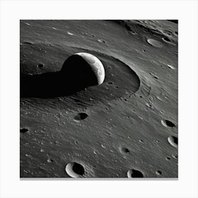 Moon'S Surface Canvas Print