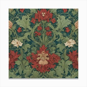 William Morris Inspired Artwork 5 Canvas Print