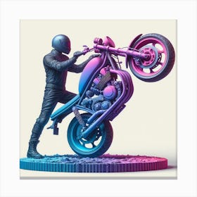 A motorcycle 1 Canvas Print