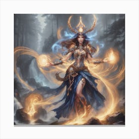 Elven Goddess Canvas Print