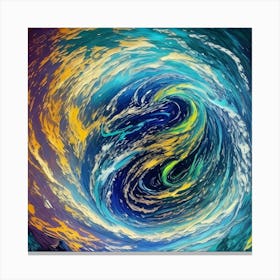 Abstract Painting Canvas Print