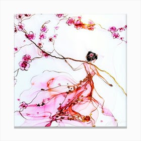 Blossom Lines - Spring Blossoms Canvas Print