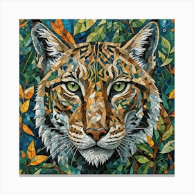 Portrait of the Eurasian lynx Canvas Print