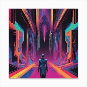 Futuristic Art 5 Canvas Print