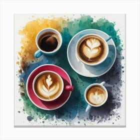 Latte Art 73 Canvas Print