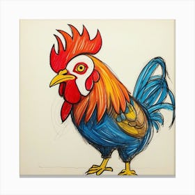 Rooster 17 Canvas Print