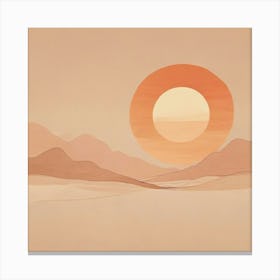 Desert Landscape - Desert Stock Videos & Royalty-Free Footage 2 Canvas Print