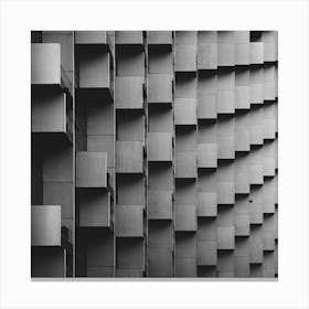 Building With Cubes Canvas Print