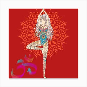 Yoga Girl 2 Canvas Print