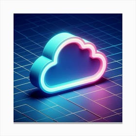 Cloud Stock Photos & Royalty-Free Footage Canvas Print