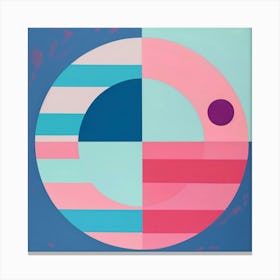 Geometrical painting Canvas Print