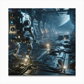 Space Station Canvas Print