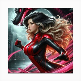 Spider-Woman Canvas Print