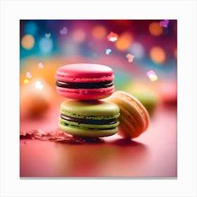 Love Macarons (1) Canvas Print