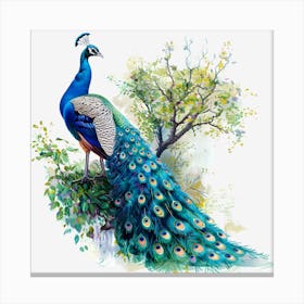 Peacock Canvas Print