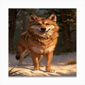 Wolf00 1 Canvas Print