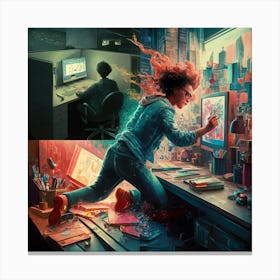 Digital Art Canvas Print