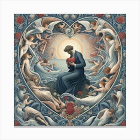 Angels In The Heart Canvas Print