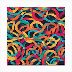 Abstract Seamless Pattern Canvas Print