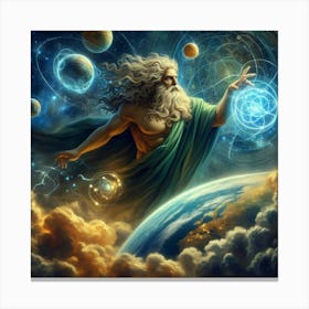 Ancient Greek God Aether 1 Canvas Print