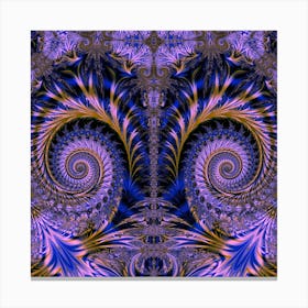 Abstract Fractal Pattern Artwork 1 Canvas Print