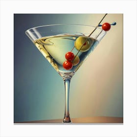 Martini 13 Canvas Print