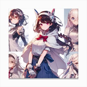 Anime Girl (24) Canvas Print