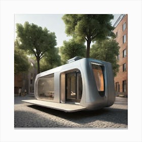 Futuristic Mobile Home 6 Canvas Print