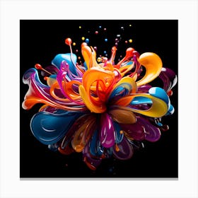 Vibrant Viscosity Canvas Print