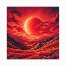 Red Planet Canvas Print