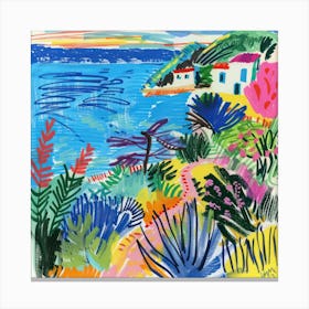 Seascape Dream Matisse Style 7 Canvas Print