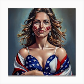 American Girl Canvas Print
