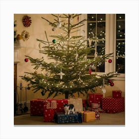 A Photo Of A Decorated Christmas Tree Wi 6k2ipjucqz6xi3fqfq22kq 5xmf6oqzrl2kcqbn7isyja Canvas Print