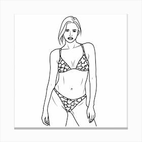 Bikini Girl 3 Canvas Print