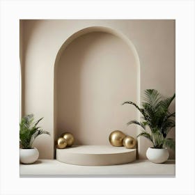 Room With Plants 5 Canvas Print