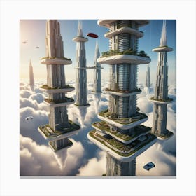 Skyscrapers Canvas Print