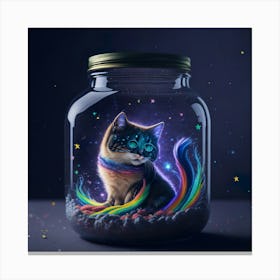 Cat Galaxy (2) 1 Canvas Print